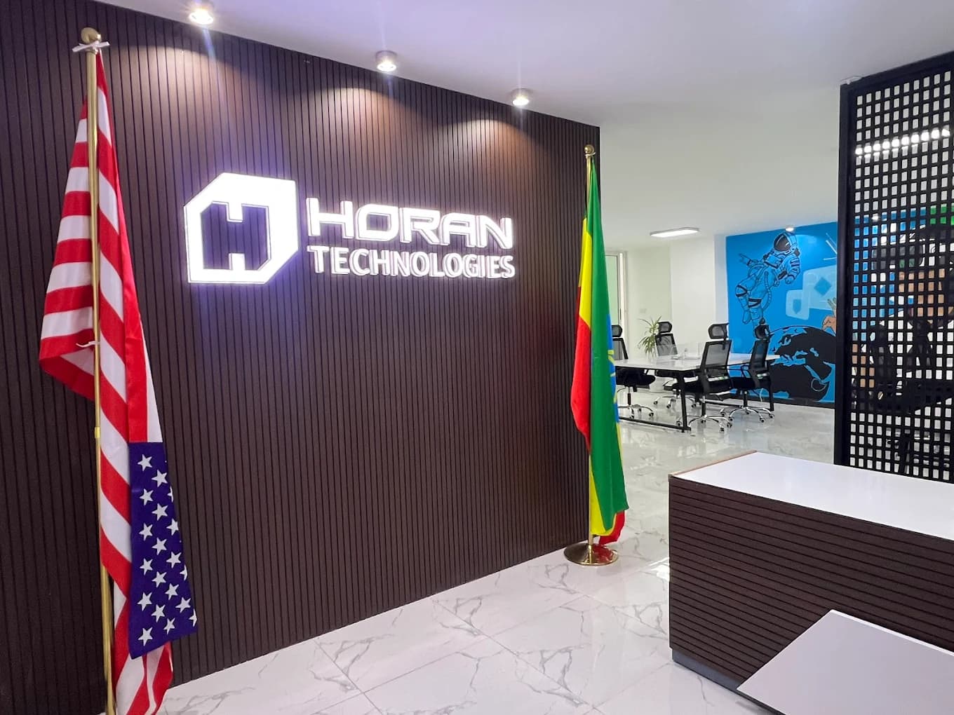 Horan Technologies office building a memorable brand identity